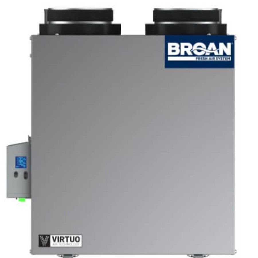 Hvac Broan Broan Heat Recovery Ventilators | 160 Cfm Ai Series Heat Recovery Ventilator W/ Top Ports (68% Efficiency)