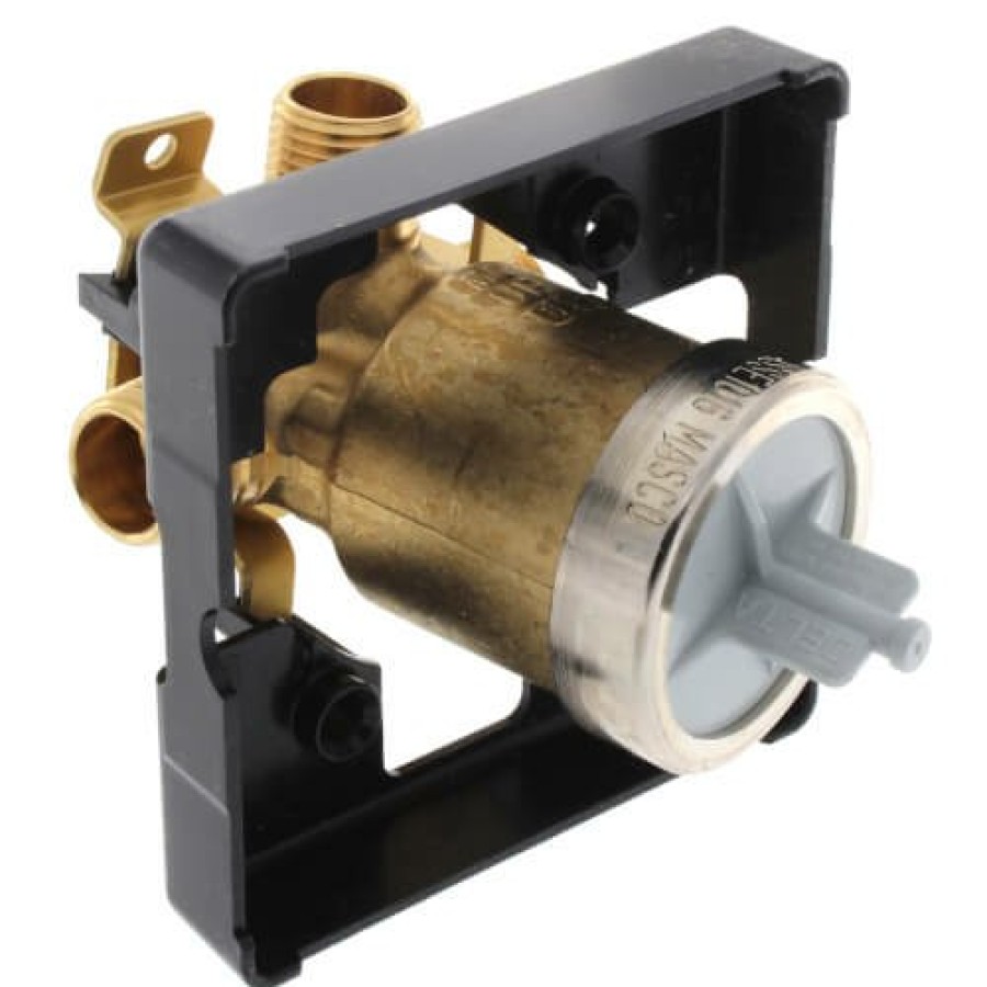 Plumbing Delta Rough-In Valves | Multichoice High Flow Rough-In Valve Body W/ 1/2" Universal Inlets/Outlets, Shower Only