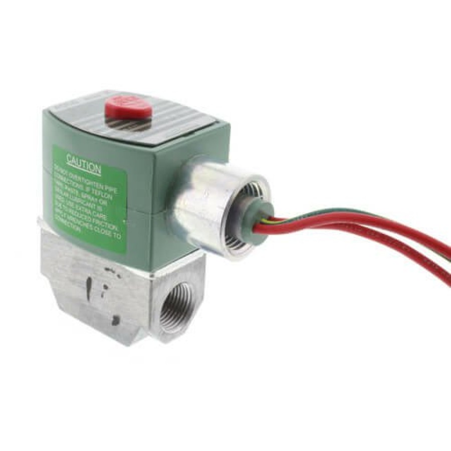 Heating Asco RedHat Combustion Solenoid Valves | 3/8" Normally Closed Gas Shutoff Valve, 1.2 Cv (64,400 Btu)